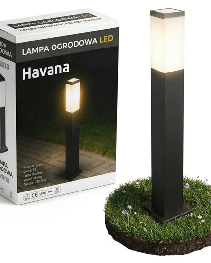Pastatomas sodo šviestuvas stulpas 65cm lauko E27 LED
