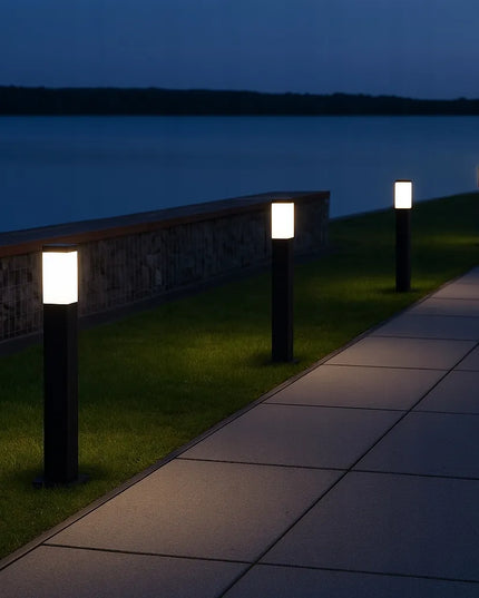 Pastatomas sodo šviestuvas stulpas 65cm lauko E27 LED