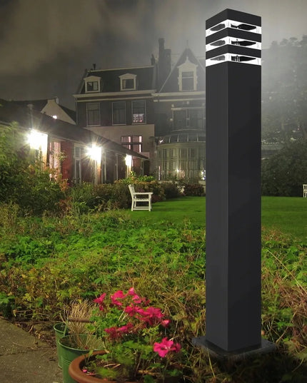 Pastatomas sodo šviestuvas stulpas 80 cm lauko E27 LED