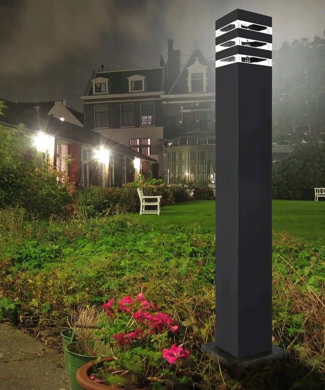 Pastatomas sodo šviestuvas stulpas 80 cm lauko E27 LED