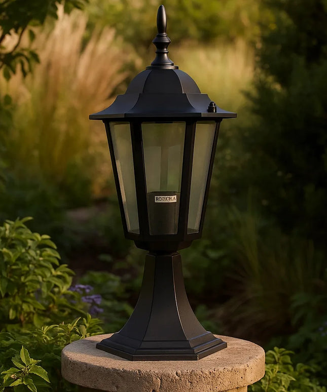 Pastatomas sodo šviestuvas stulpas LED 40cm lauko E27