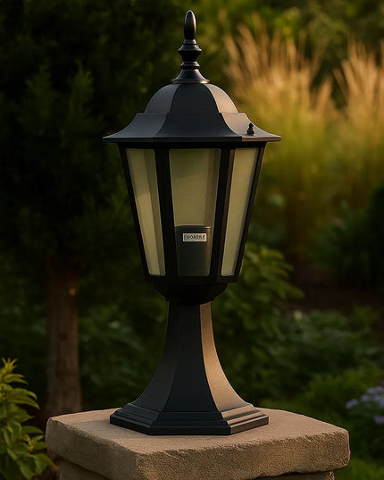 Pastatomas sodo šviestuvas stulpas LED 40cm lauko E27