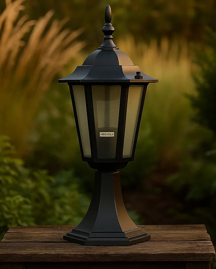 Pastatomas sodo šviestuvas stulpas LED 40cm lauko E27