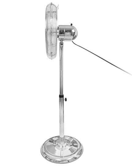 Pastatomas ventiliatorius BLOW su 4 mentėmis, 60W, 125cm, tylus ir galingas metalinis