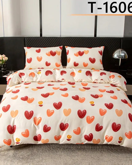 Patalynės komplektas 160x200, 3 dalys, raštas T-1606
