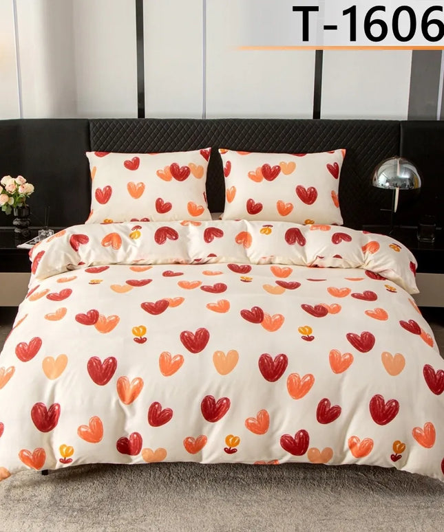 Patalynės komplektas 160x200, 3 dalys, raštas T-1606