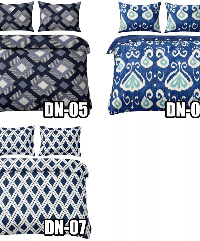 Patalynės komplektas 220x200 + 2x 70x80 medvilnės satinas ĮVAIRŪS RAŠTAI PASIRINKTI