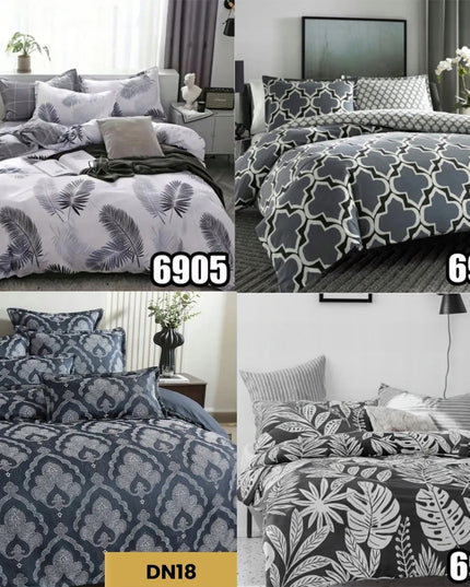 Patalynės komplektas 220x200 + 2x 70x80 medvilnės satinas ĮVAIRŪS RAŠTAI PASIRINKTI