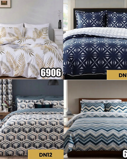 Patalynės komplektas 220x200 + 2x 70x80 medvilnės satinas ĮVAIRŪS RAŠTAI PASIRINKTI