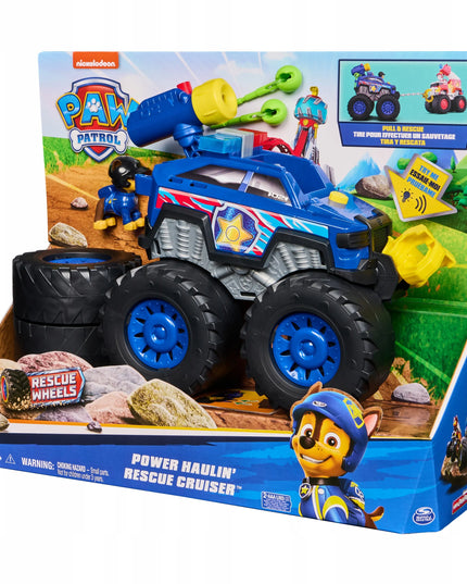 PAW Patrol Chase visureigis Rescue Wheels Deluxe su šviesos ir garso efektais 28 cm
