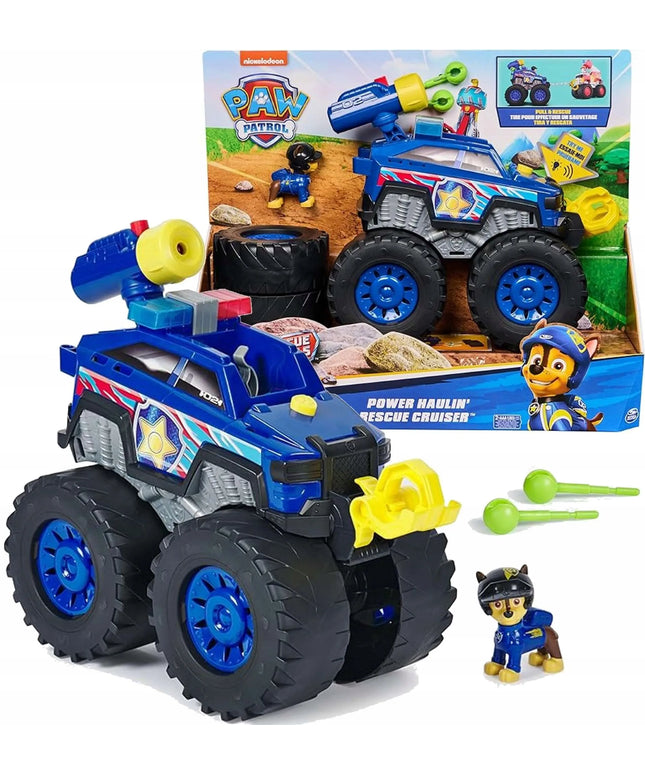 PAW Patrol Chase visureigis Rescue Wheels Deluxe su šviesos ir garso efektais 28 cm