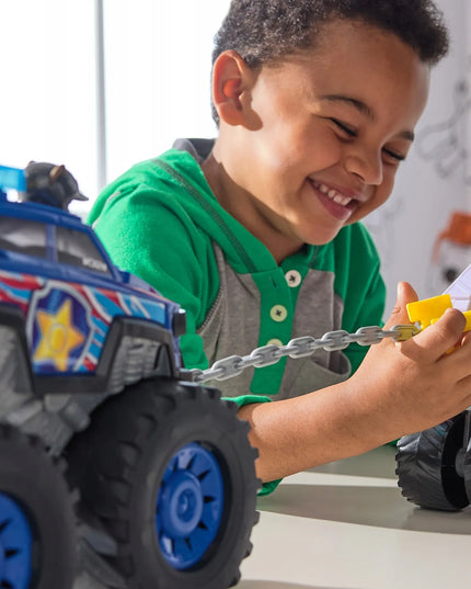 PAW Patrol Chase visureigis Rescue Wheels Deluxe su šviesos ir garso efektais 28 cm