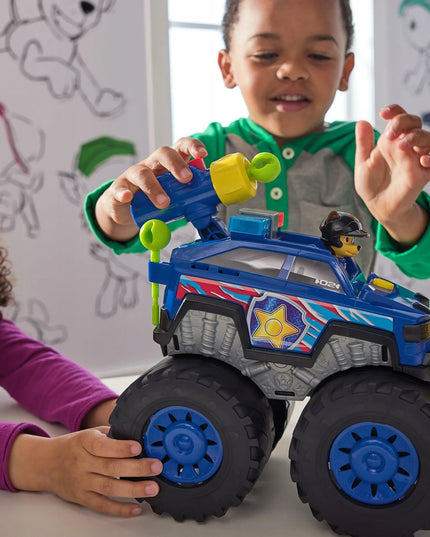 PAW Patrol Chase visureigis Rescue Wheels Deluxe su šviesos ir garso efektais 28 cm