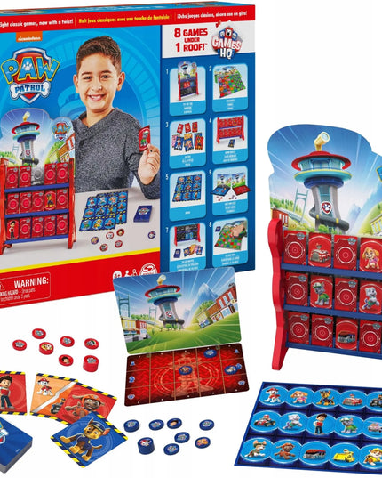 PAW PATROL didelė stebėjimo bokšto bazė, Chase figūrėlė, Mighty Pups, 84 cm + DOVANA