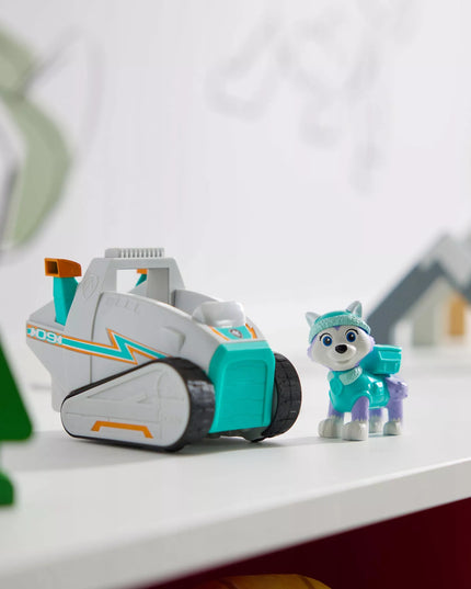 Paw Patrol Everest sniego rogės transporto priemonė su figūrėle