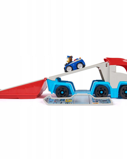 PAW PATROL patruliuotojas PUP SQUAD + Chase figūrėlė su automobiliuku 26 cm