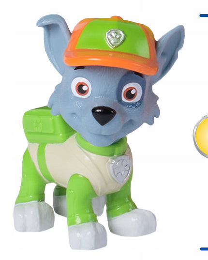 PAW Patrol Rocky šiukšliavežė – Deluxe gelbėjimo transporto priemonė su figūrėle ir priedais