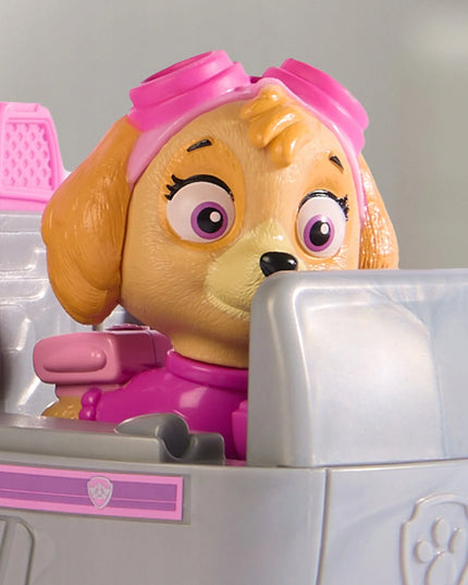 PAW Patrol Skye sraigtasparnis gelbėjimo transporto priemonė + šuniuko figūrėlė