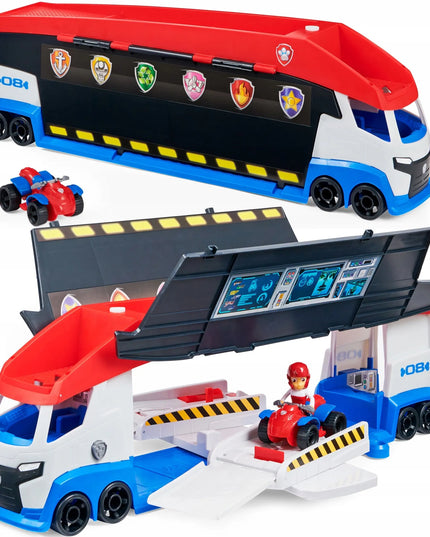 PAW Patrol sunkvežimis Paw Patroller didelis 70 cm + Ryder figūrėlė ir transporto priemonė