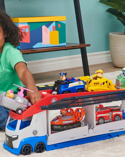 PAW Patrol sunkvežimis Paw Patroller didelis 70 cm + Ryder figūrėlė ir transporto priemonė