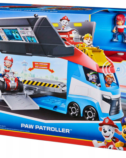 PAW Patrol sunkvežimis Paw Patroller didelis 70 cm + Ryder figūrėlė ir transporto priemonė