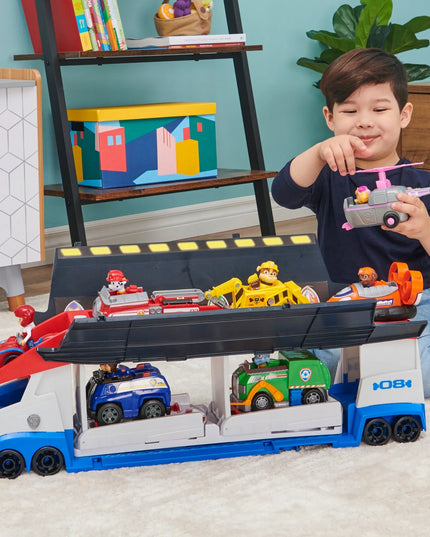 PAW Patrol sunkvežimis Paw Patroller didelis 70 cm + Ryder figūrėlė ir transporto priemonė