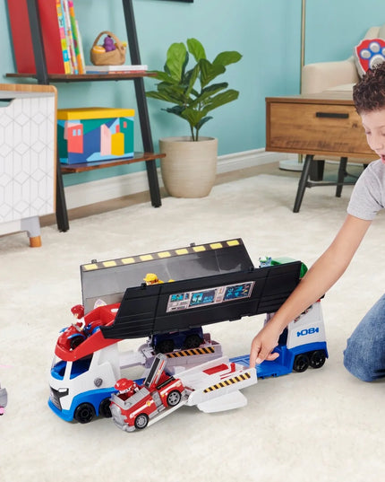 PAW Patrol sunkvežimis Paw Patroller didelis 70 cm + Ryder figūrėlė ir transporto priemonė