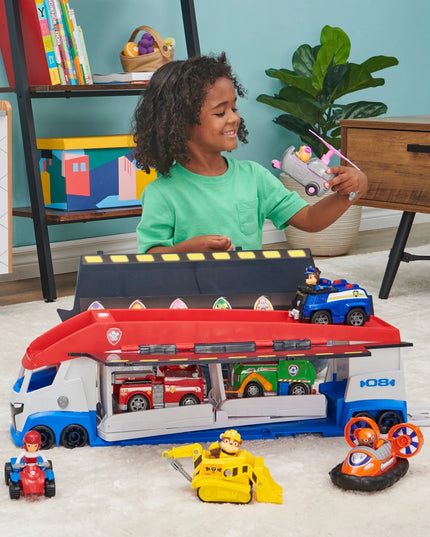 PAW Patrol sunkvežimis Paw Patroller didelis 70 cm + Ryder figūrėlė ir transporto priemonė