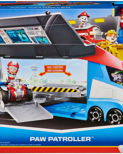 PAW Patrol sunkvežimis Paw Patroller didelis 70 cm + Ryder figūrėlė ir transporto priemonė