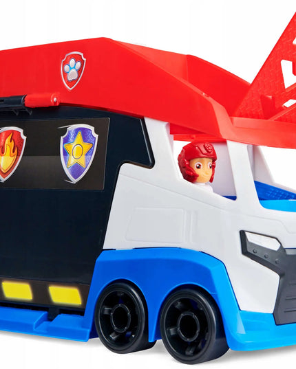 PAW Patrol sunkvežimis Paw Patroller didelis 70 cm + Ryder figūrėlė ir transporto priemonė