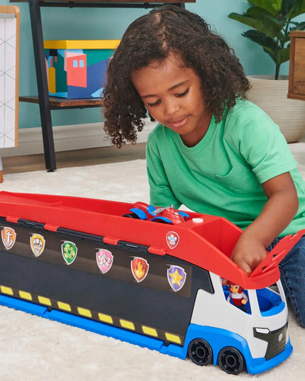 PAW Patrol sunkvežimis Paw Patroller didelis 70 cm + Ryder figūrėlė ir transporto priemonė