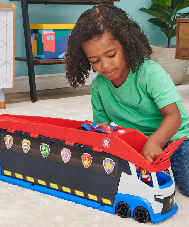 PAW Patrol sunkvežimis Paw Patroller didelis 70 cm + Ryder figūrėlė ir transporto priemonė