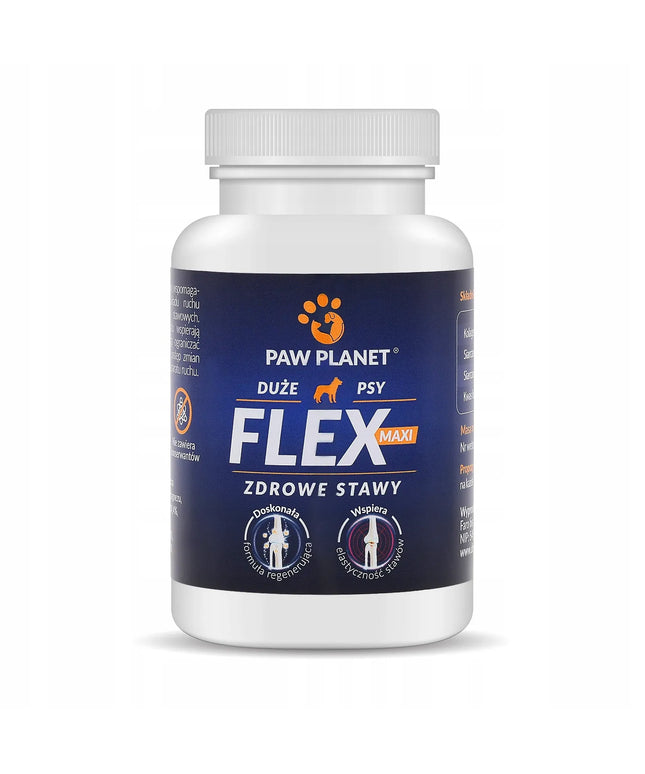 PAW PLANET FLEX MAXI 120 tabl. sąnarių papildai šunims su hialurono rūgštimi