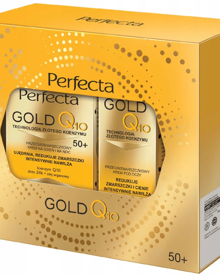 PERFECTA GOLD Q10 kosmetikos rinkinys 50+ kremas + kremas paakiams