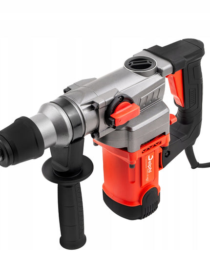 Perforatorius Delphi Tools SDS+ 2200W su 3 funkcijomis, kaltu ir grąžtų rinkiniu lagamine – galingas smūginis gręžtuvas betonavimui, medžiui ir metalui
