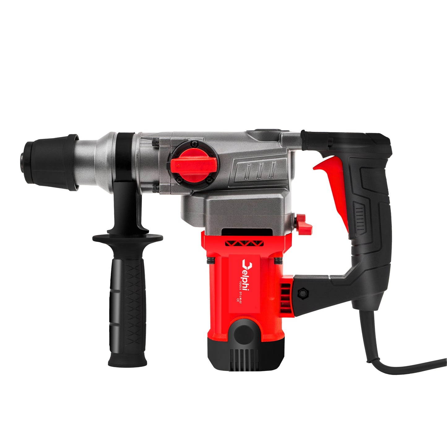 Perforatorius Delphi Tools SDS+ 2200W su 3 funkcijomis, kaltu ir grąžtų rinkiniu lagamine – galingas smūginis gręžtuvas betonavimui, medžiui ir metalui