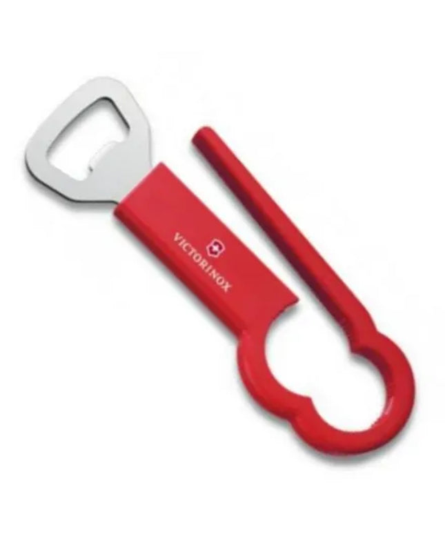 PET butelių atidarytuvas Victorinox 7.6912 raudonas, plieninis, pagamintas Šveicarijoje