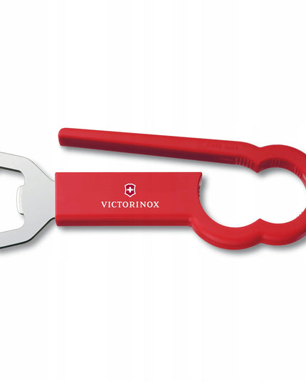 PET butelių atidarytuvas Victorinox 7.6912 raudonas, plieninis, pagamintas Šveicarijoje