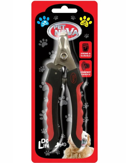 PET NOVA žirklės-replės nagams kirpti šunims ir katėms su ašmenų reguliavimu 16cm L