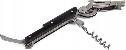 Peugeot Clavelin 200428 someljė kamščiatraukis, 14 cm, juodas ABS, Prancūzija