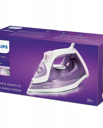 PHILIPS DST3010/30 garinis lygintuvas, keraminis padas, 2000 W, violetinis, 300 ml