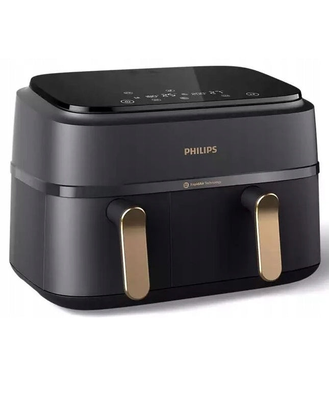 Philips Ovi Dual Basket NA352/00 dviejų kamerų karšto oro gruzdintuvė 9L