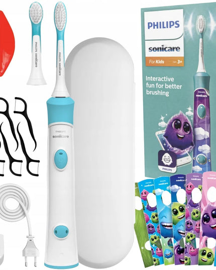 PHILIPS SONICARE KIDS elektrinis dantų šepetėlis vaikams su dėklu