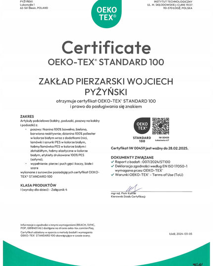 „Pierzynki“ pūkinė antklodė 160x200 2000g ŽIEMINĖ kreminė, rožinė arba balta