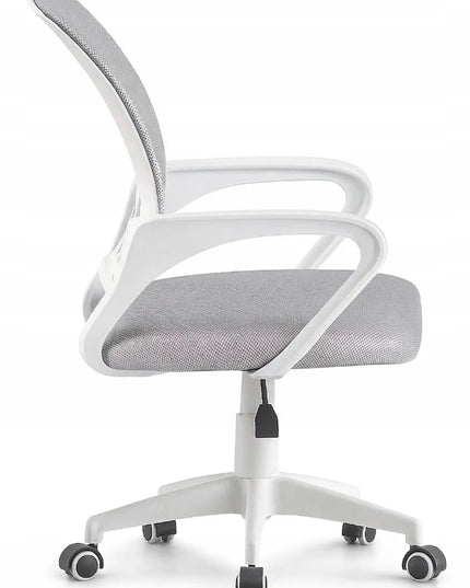 Pilka biuro kėdė GIOSEDIO NFX011, ergonomiškas sukamasis fotelis