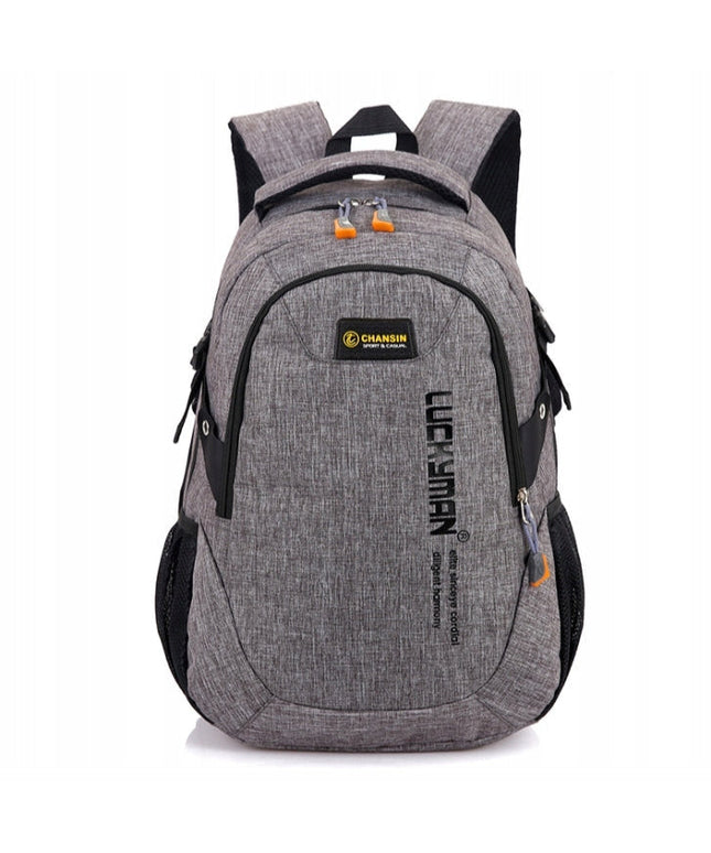 Pilka kuprinė vyrams ir moterims, kompiuteriui, mokyklai, darbui