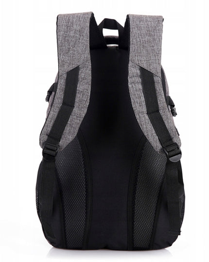 Pilka kuprinė vyrams ir moterims, kompiuteriui, mokyklai, darbui