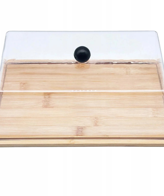 Pjaustymo ir patiekimo lenta su dangčiu 35x22,5x15,5 cm mėsai ir sūriams
