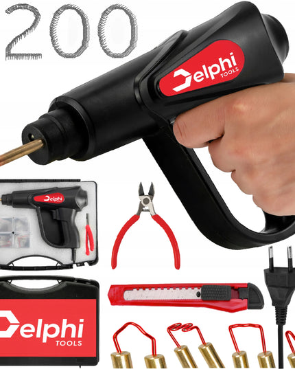 Plastiko suvirinimo aparatas Delphi Tools, 1200 kabių rinkinys, 70W