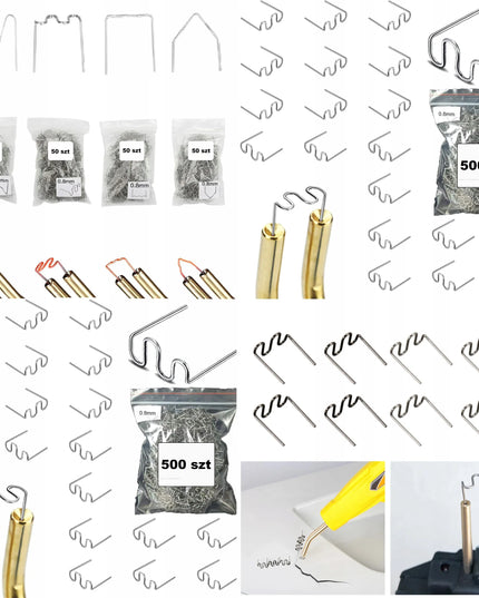 Plastiko suvirinimo aparatas Delphi Tools, 1200 kabių rinkinys, 70W